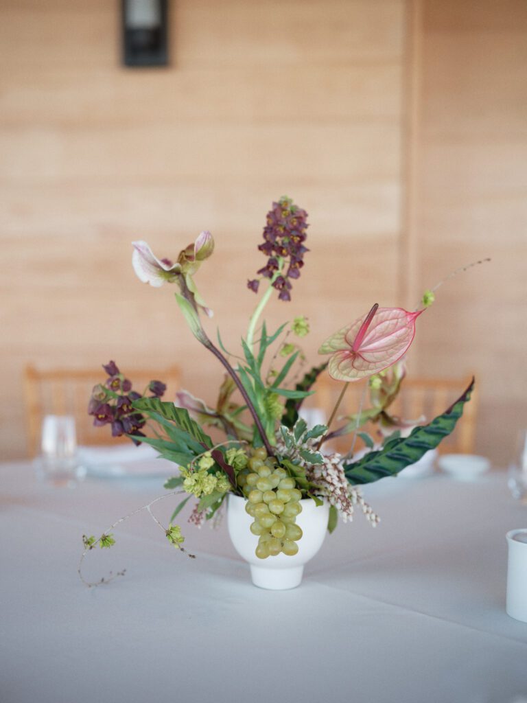 2025 Wedding Trends - Modern Ikebana Arrangements. Florals by The Bloom of Time.