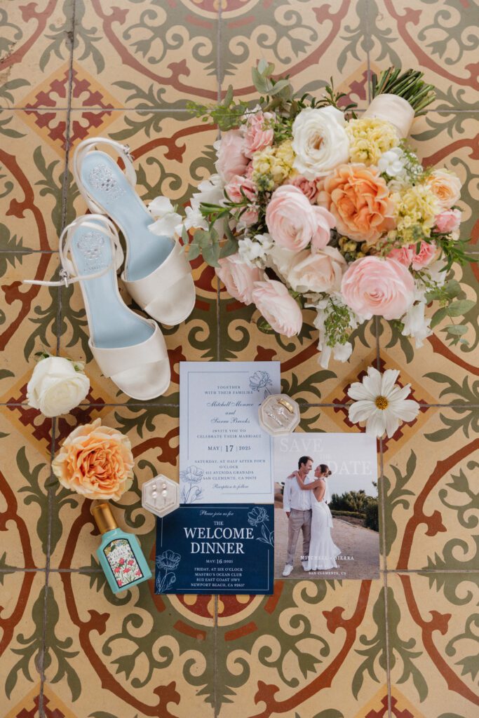 2025 Wedding Trends - Sorbet colors. Florals by The Bloom of Time.