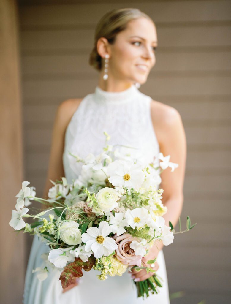 2025 Wedding Trends - Minimal greenery and whimsical florals by The Bloom of Time