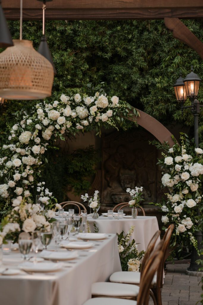 Top 5 Orange County Wedding Venues for Fall - Franciscan Gardens - Flowers by The Bloom of Time